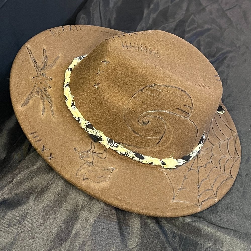Nightmare before Christmas custom hand designed hat